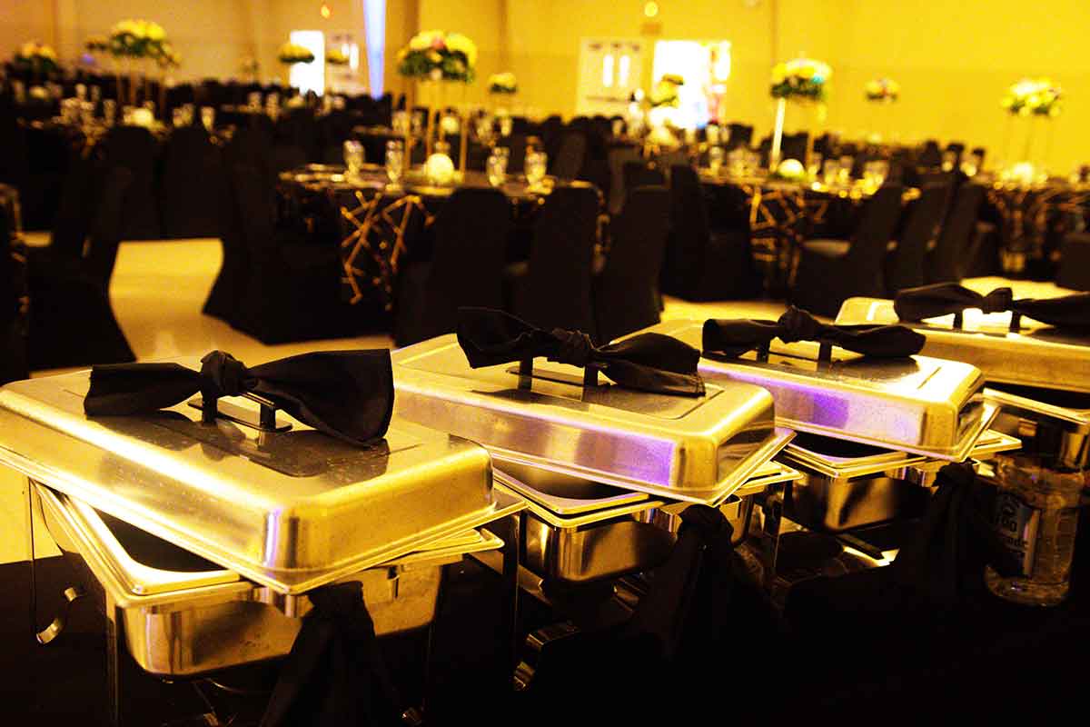 Chafing Dishes at All Bright Party